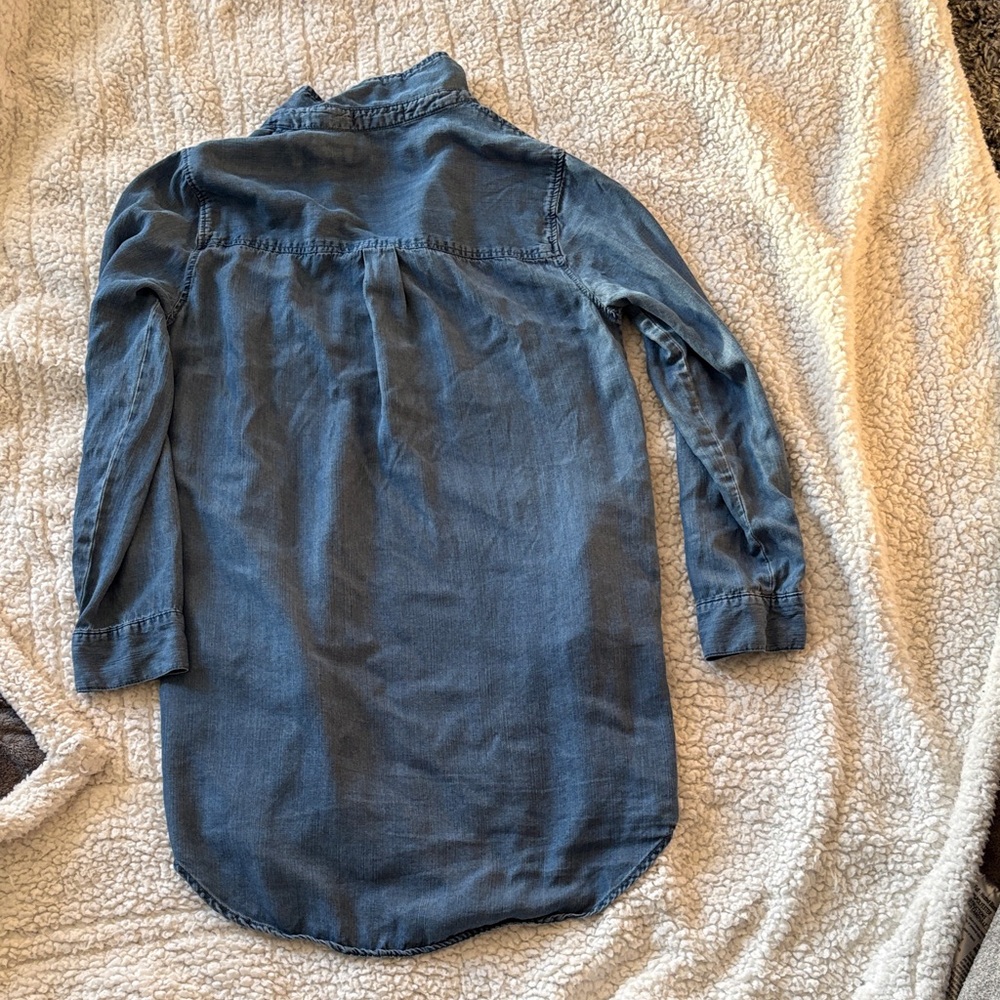 Velvet Heart Blue Long Sleeve Dress - Picture 4 of 4